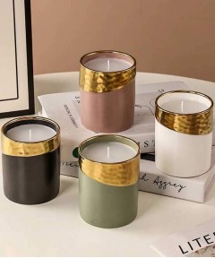 Candle Jar Multi Color
