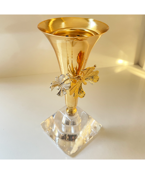 Gorgeous golden incense burner
