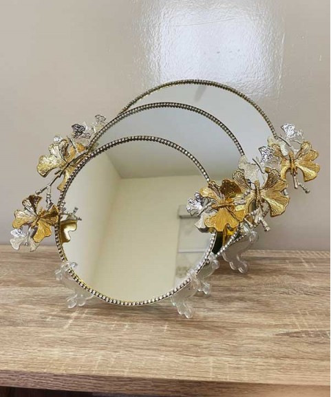 3 Pcs trays with pearls