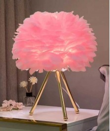 Decorative Lamp Cute Girl LED Pink Color
