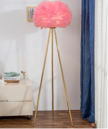 Decorative Lamp Cute Girl LED Rose Color 150x50cm