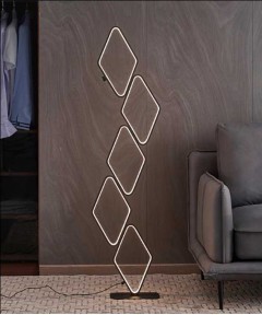 120 Cm Modern LED Floor Lamp Stylish and Functional Balck