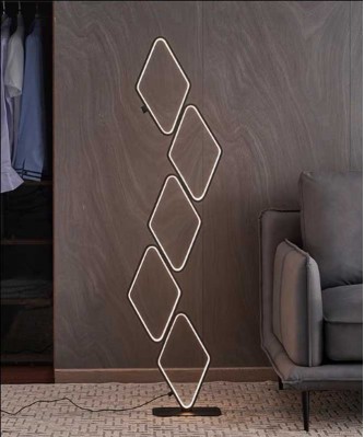 120 Cm Modern LED Floor Lamp Stylish and Functional Balck