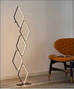 120 Cm Modern LED Floor Lamp Stylish and Functional Balck