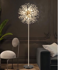 150 x 50 Cm Modern LED Floor Crytsal  Lamp 
