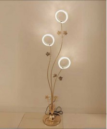 Crystal Iron Modern LED Floor Lamp Stylish And Functional 