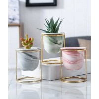 Planting Medtal Stand Decor