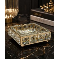 Gold Round Ashtray