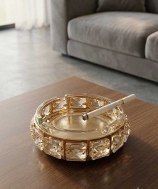 Gold Carre Ashtray
