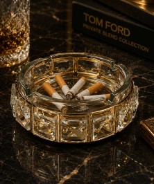 Gold Carre Ashtray