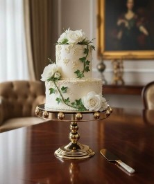 ZEYVE BEAD MODEL STANDING CAKE STAND 33x33x21cm