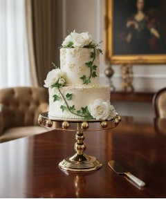 ZEYVE BEAD MODEL STANDING CAKE STAND 33x33x21cm