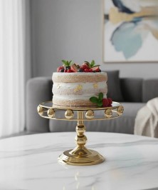 ZEYVE BEAD MODEL STANDING CAKE STAND 33x33x21cm