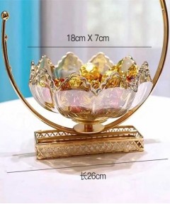 Moon Cup Glass Fruit Plate 