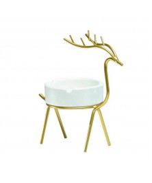 Deer Candlestick Table Decor Romantic