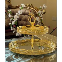 Basket Gold Iron 2 Floors