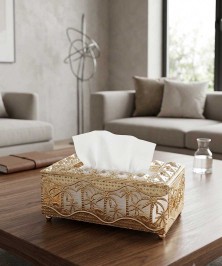 New Tissue Box Gold Color