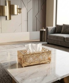 New Tissue Box Gold Color