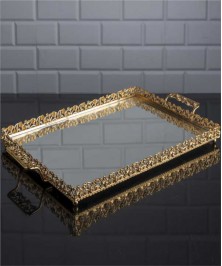 Large Rectangular Tray With Handle