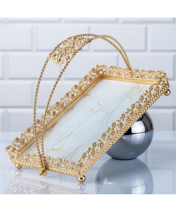 Zeyve Coral 32x20x20cm twisted rectangular Basket