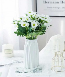 Artificial 26 cm Daisies Room White