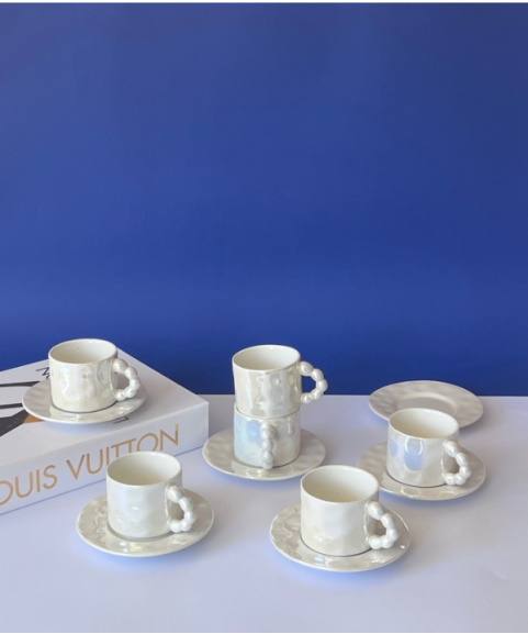 Multi 6 Person Coffee Cup Set 