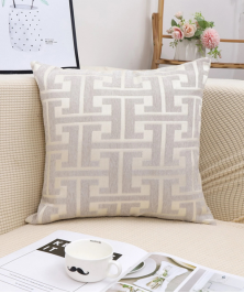 Geometric Print Cushion Cover Without Filler