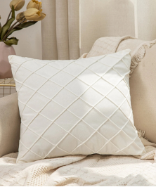 Geometric Textured Cushion Cover Without Filler