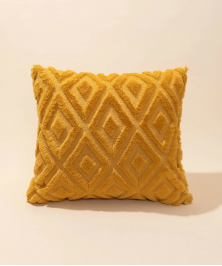 Geometric Tufted Cushion Cover Without Filler