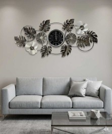 Silver Metal Clock New Collection