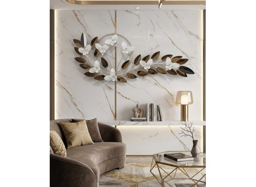 120 x 55 cm wall decor plates gold color