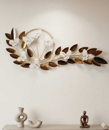 120 x 55 cm wall decor plates gold color