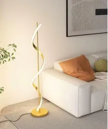Modern LED Floor Lamp Stylish And Functional Gold Color
