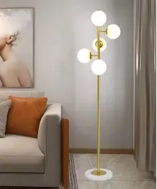 165 x 30 Cm Five  Modern LED Floor Lamp Aliminium Steel