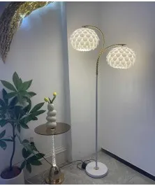 150 x 40 Cm Modern LED Floor Lamp With Natural Feather