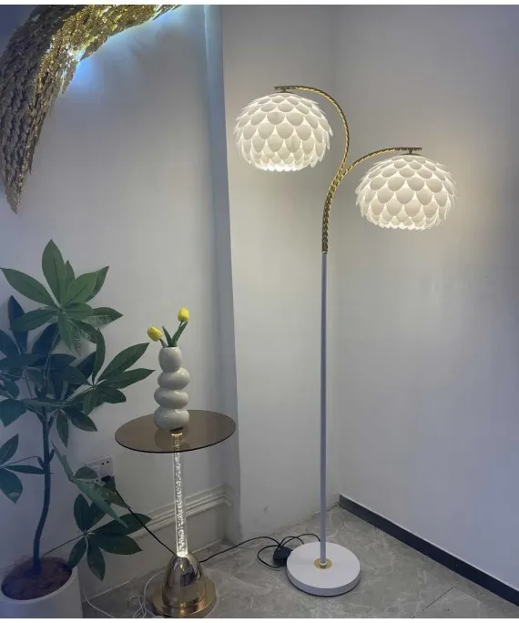 150 x 40 Cm Modern LED Floor Lamp With Natural Feather