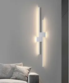 60  Cm Modern LED Floor Lamp Stylish And Functional, Acyrl White Color