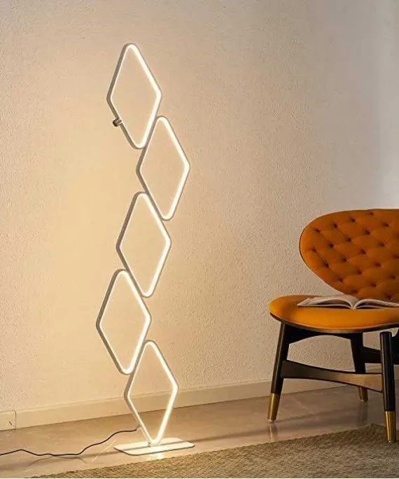 120 Cm Modern LED Floor Lamp Stylish and Functional White