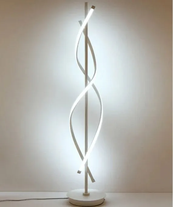 Modern LED Floor Lamp Stylish And Functional White