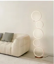 White Modern LED Floor Lamp Stylish And Functional