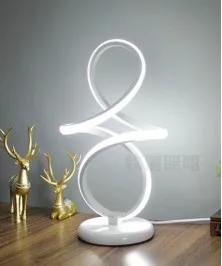 New Collection Modern LED Table Lamp White Color