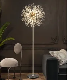 150 x 50 Cm Modern LED Floor Crytsal  Lamp 