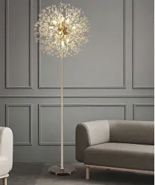 150 x 50 Cm Modern LED Floor Crytsal  Lamp 