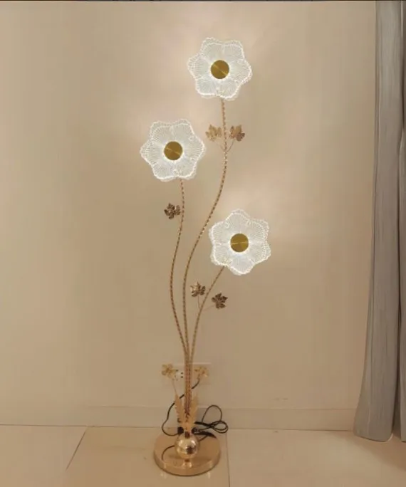 Crystal Stars Iron Modern LED Floor Lamp Stylish And Functiona