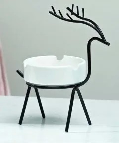 Deer Candlestick Table Decor Romantic