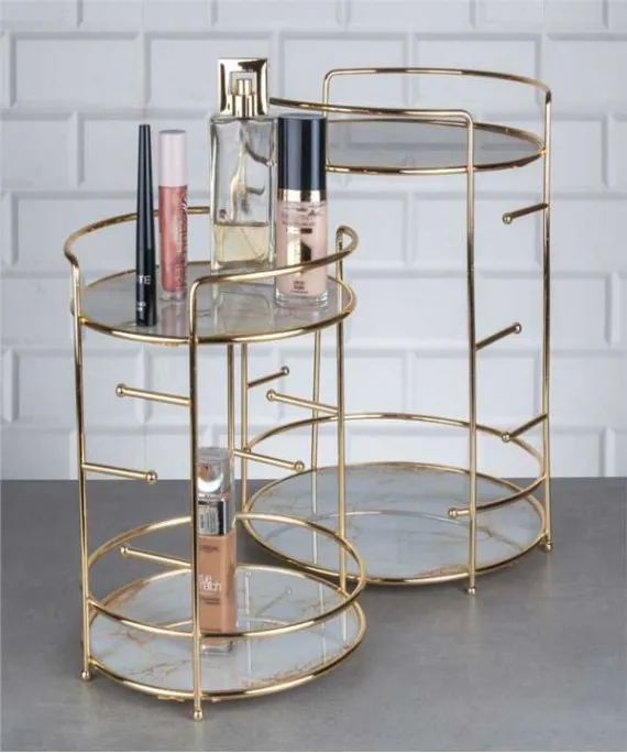 Elite 2-storey Makeup 20x25 Round 2 set Rack-24x32cm.