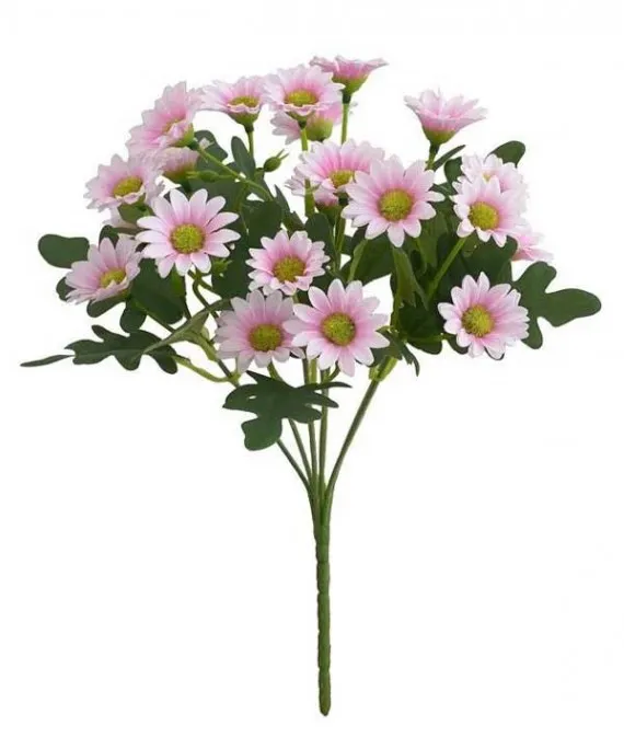 Artificial 26 cm Daisies Room Light Pink