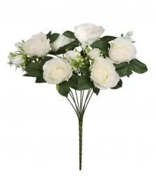 Artificial 47 cm Daisies Room White
