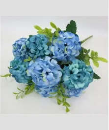 Artificial 46 cm Daisies Room Blue