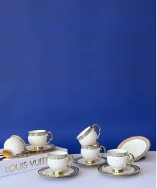  Versace 6 Person Coffee Cup Set 